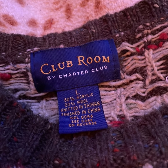 Club Room Vintage Wool Sweater - Picture 2 of 4